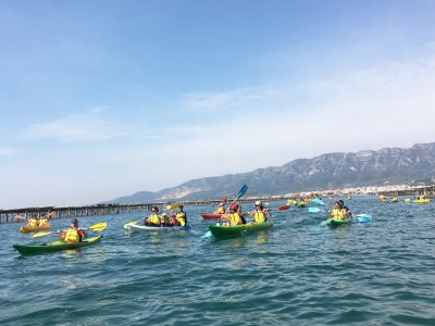 Kayak route Las Mejilloneras and Alfacs Bay