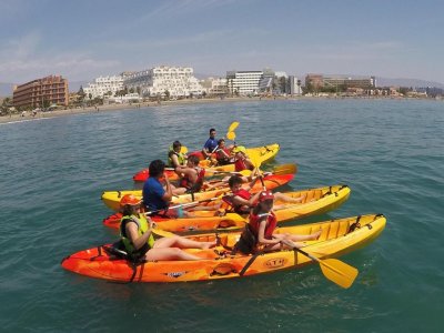 Alquilar un kayak individual en Roquetas 2 horas