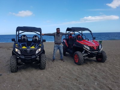 Paseo en jetski y en buggy o trike en Marbella 3h