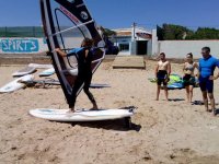 Previous lesson to windsurfing