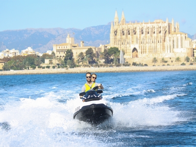 Two-seater jet ski rental Cala Mayor 1 hour