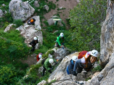 Via Ferrata of Caminito del Rey with transport 4 h