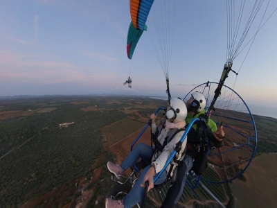 Paramotor flight Cala Pi-Santanyi + 20min video