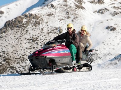 Raquetas de nieve motos y consumición Vall de Bohí