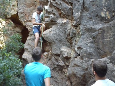 Formación de escalada y rappel en Llerena