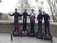 Segway attraverso il centro di Madrid 