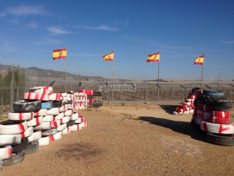 Juegos temáticos paintball kid en Alhama de Murcia desde 12€