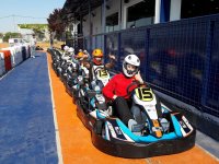  Pilotos preparados nos karts 