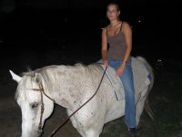  Horse riding with full moon in Valencia 