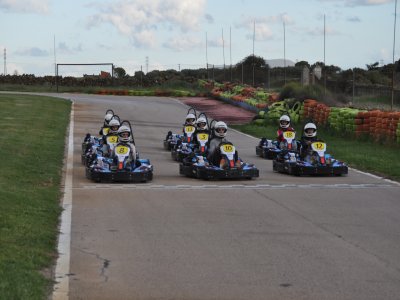 Carrera de karting en Cáceres 4 + 12 vueltas