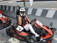 Piloto a bordo del kart en Benidorm