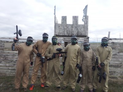 Paintball 200 balls and menu of the day in Segovia