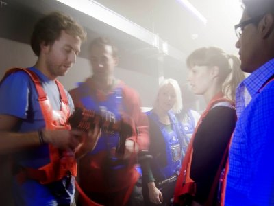 Partida de laser tag con menú en Barcelona