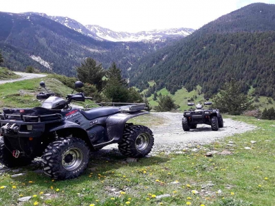 Route en quad à la frontière d'Andorre 2h30