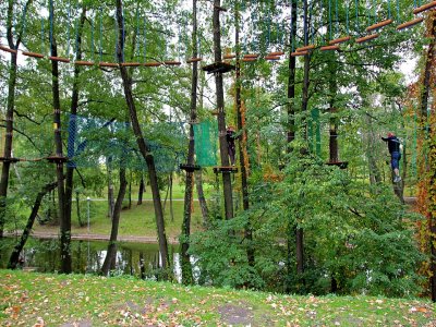 Zip line circuit in Valladolid 2 hours