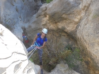 Bajada con cuerda