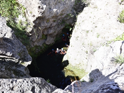 Descenso de barranco de Mela Abdet dificultad baja