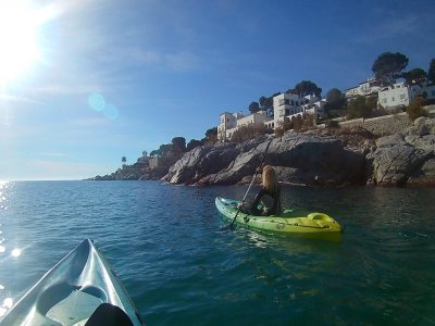 Excursión de kayak y snorkel en Costa Brava 2h30m