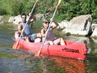  Descent in a two-seater canoe 