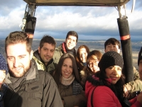  Group in a balloon over Villanueva 