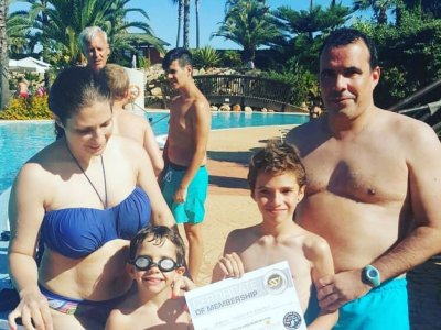 Battesimo subacqueo in piscina a Mazagón