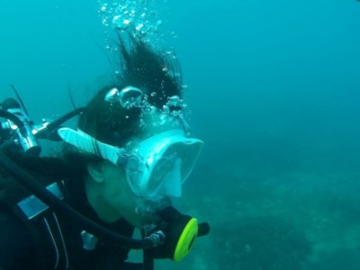 Bautismo de buceo en mar desde Mazagón