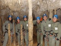 Iniciandose a la espeleologia en Cantabria