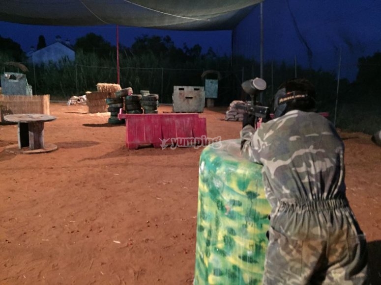 Jugar al paintball en Marbella con 100 bolas desde 20€