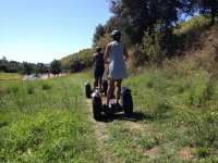 Disfrutando de la temperatura en segway