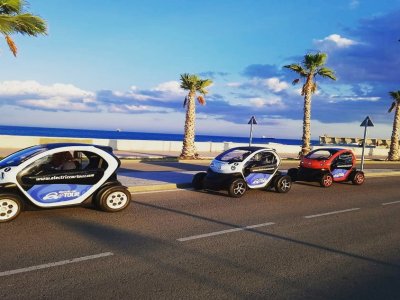 Elektroauto-Route durch Malaga Zentrum 90 Minuten