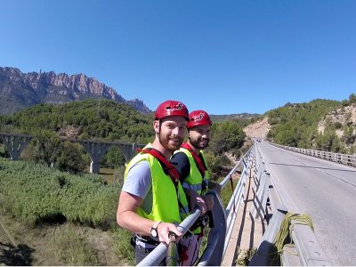 St Valentine tandem bungee jump couples Monserrat
