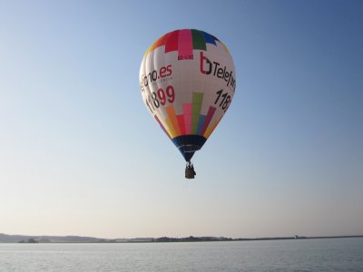Vuelo en globo para niños por el río Cinca 1 hora
