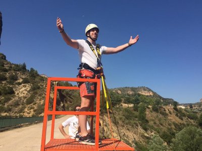 Salto de puenting en Enguídanos 4 personas