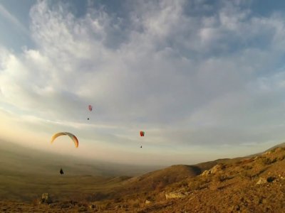 Paragliding flight 15-18 min Arcones and video