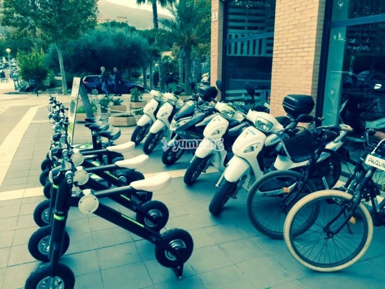 Alquiler scooter 125 cc en Alicante 1 día desde 26€