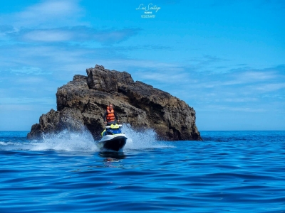 Tour en moto de agua biplaza en Gijón 2 horas