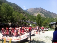  Explanation prior to the rafting descent 