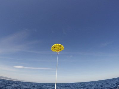 Promozione estiva parasailing Barcellona 15 minuti