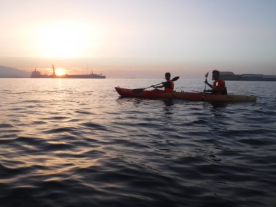 Percurso noturno de caiaque Ceuta 1 hora 45 min