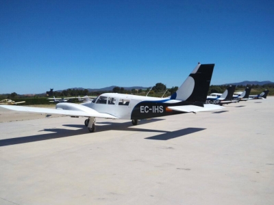 Vuelo en aeronave multicolor en Valencia