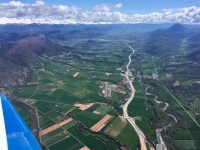 Light aircraft flight in Jaca 