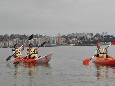 Descenso en canoa río Asón nivel fácil 3 horas