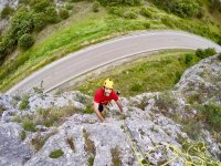 Curso iniciación escalada en roca Villaverde 12h