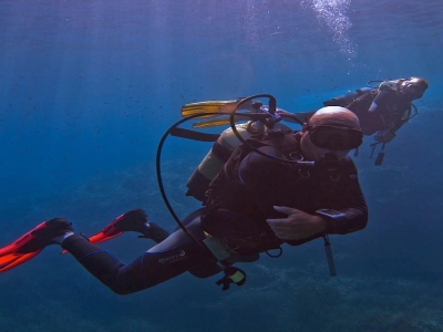 Diving in Formentera with complete equipment