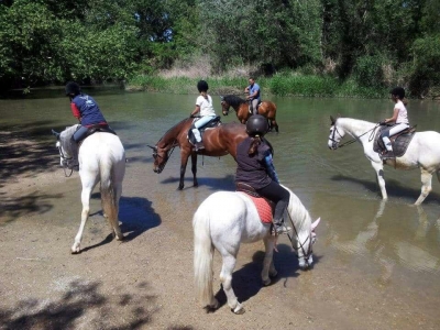 Anniversaire enfants avec parcours équestre Aranjuez