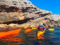  Pagayer à travers les falaises de Barcelone