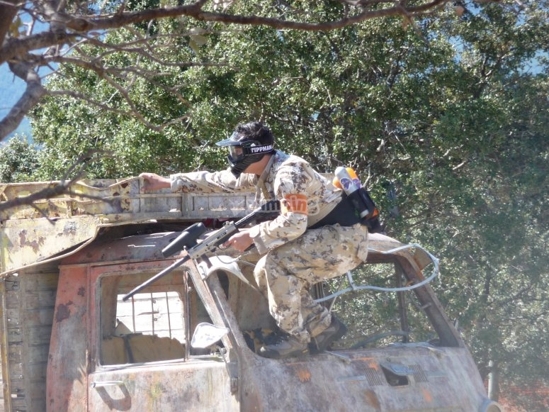 Partida paintball niños 150 bolas Collado Mediano desde 18€