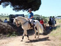  On horseback riding through Chiclana 