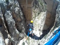 Salto de puenting 60 metros puente del Mascarat