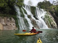  Rota de canoa para reservatório de Baells 